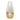 Glass 19" Gold Dipped Vase - Clear
