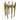 Metal 6" Candleholder With Spike Legs - Gold