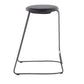 Finn - Counter Stool - Grey Steel Base (Set of 2)