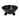 12" Bowl With Ball Feet - Black