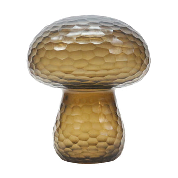 Limoge Small Glass Mushroom 12" - Gray