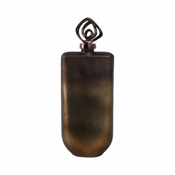 20" Availa Large Bottle With Topper - Bronze