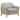 Vaughn - Fabric Upholstered Flared Arm Accent Chair - Gray