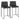 Fuji - High Back Counter Stool - Black Legs