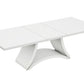 D313 - Dining Table And 6 Chair Set - White