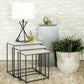 Medora - Marble Top Nesting Table Set