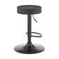 Dax - Backless Adjustable Height Bar Stool - Dark Gray