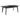 Crestmont - Extension Dining Table Faux Marble - Black
