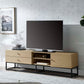 Isha - TV Stand - Oak Finish