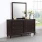 Emberlyn - 6-Drawer Dresser With Mirror - Brown