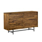 Cusco - Rustic 6 Drawer Dresser - Antique Acacia