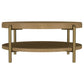 Arini - Round Coffee Table With Storage Shelf