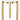 Noan - Side Table - White / Gold