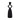 12" Open Cut-Out Taper Holder - Black
