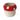 5" Mushroom Planter - White / Red