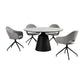 Knox Pria - Dining Set Stone Top And Chairs