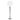 Carmelo Crystal Buffet Table Lamp - Silver / White