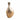 Dakar Medium Glass Bottle With Aluminum Lid - Gold