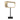 Aluminum Rhombus On Stand 21.75" - Gold