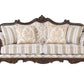 Nayla - Sofa - Pattern Fabric & Walnut Finish