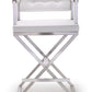 Director - Stainless Steel Counter Stool