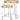 Bari - Coffee Table Set - Natural