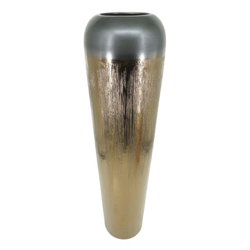 Tiziano Large Ceramic Floor Vase - Bronze