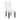 Hussein - Side Chair (Set of 2) - White Synthetic Leather & Black