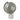 12" Greenwich Marble Base Globe - Gray / White