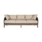 Orbit - Outdoor Patio Sofa - Weathered Eucalyptus / Taupe