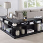 Sollix - Accent Table - Black Finish