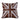 Decorative pillow with Union Jack design on a white background