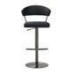 Cosmo - Black Steel Barstool - Black