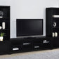 Jupiter - 3 Piece Entertainment Center TV Stand - Black