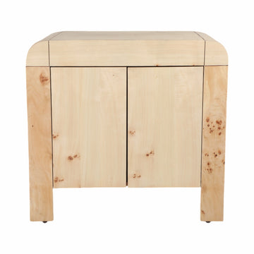 Burl Wood Cabinet - Natural