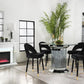 Ellie - Mirrored Counter Height Dining Table Set