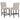 Alba - Boucle Upholstered Counter Height Dining Chair (Set of 2)