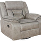 Greer - Upholstered Swivel Glider Recliner Chair