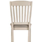 Fedele - Side Chair (Set of 2) - Tan Fabric & Cream Finish