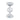 5" Glass Large Bubble Sandtimer - White