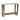 31" Marble Top Console - Gold