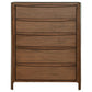 Maderia - 5-Drawer Chest Of Drawers - Walnut