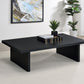 Max - Rectangular Engineered Laminate Coffee Table - Black