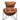Thurshan - Accent Chair - Aperol Top Grain Leather & Black