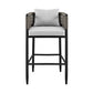 Alegria - Outdoor Patio Bar Stool With Cushions