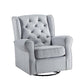 Zeger - Swivel Chair - Gray Fabric