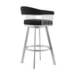 Chelsea - Brushed Stainless Steel Swivel Bar Stool