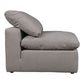 Terra - Condo Slipper Chair Livesmart Fabric - Light Gray