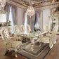 Vatican - Dining Table - Champagne Silver Finish