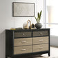 Valencia - 6-Drawer Dresser - Black